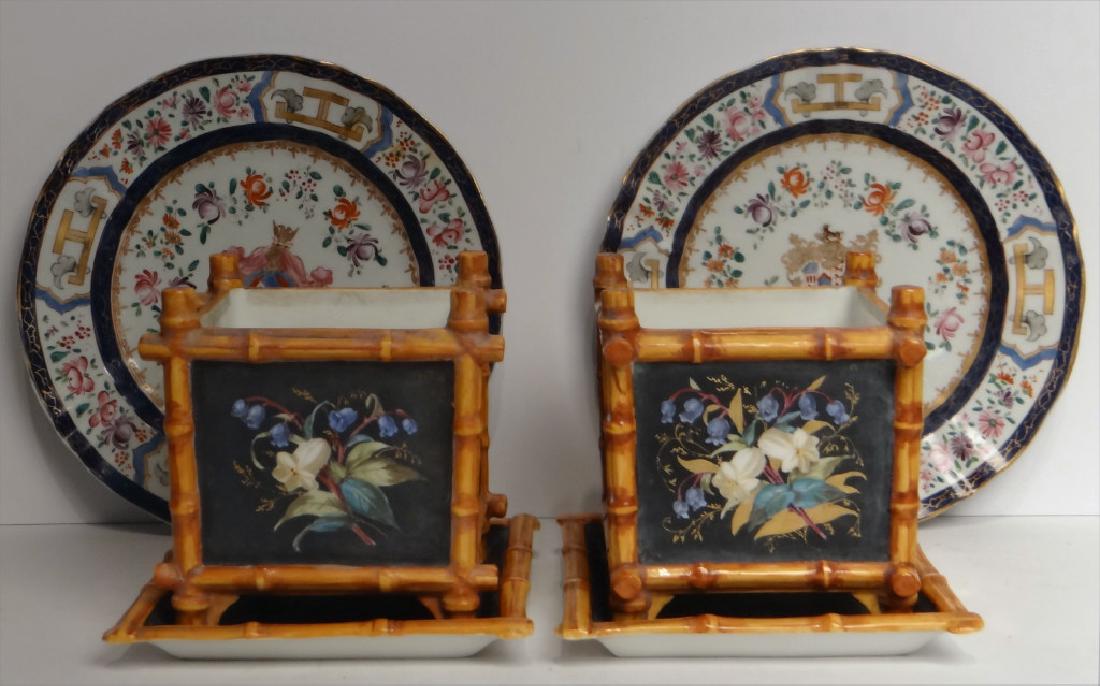 OLD PARIS & SIMPSON GROUP INC. 2 ARMORIAL PLATES & (1 of 8)