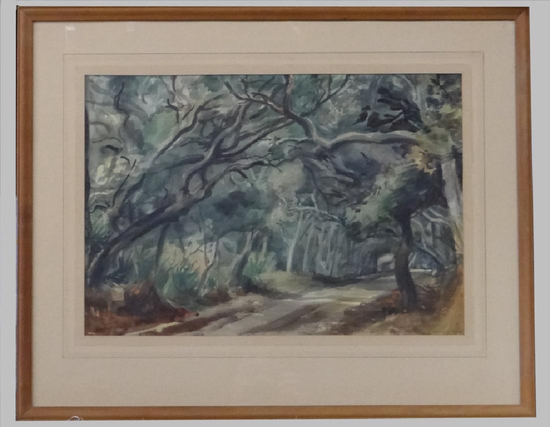 W/C REGINALD MARSH LANDSCAPE SGND: REGINALD MARSH, 1937 (14" X 19 1/2" )