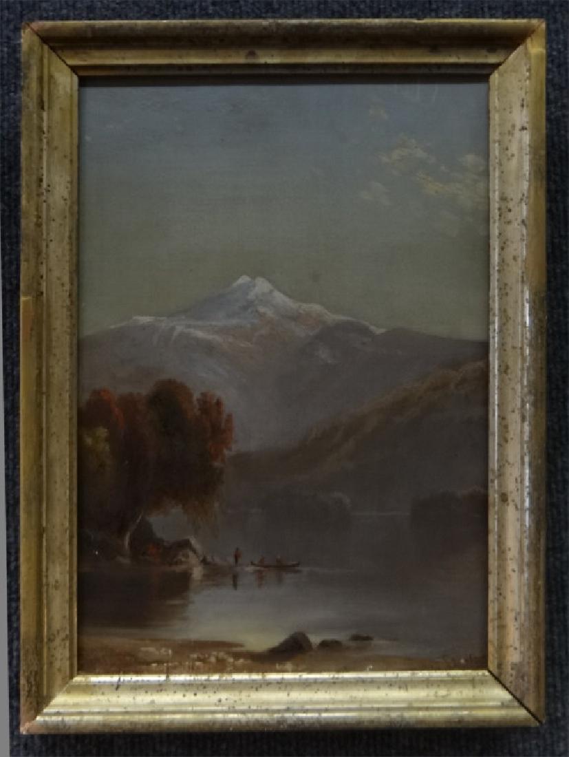 O/C 19THC. VIEW OF MT. JEFFERSON SGND (1 of 5)