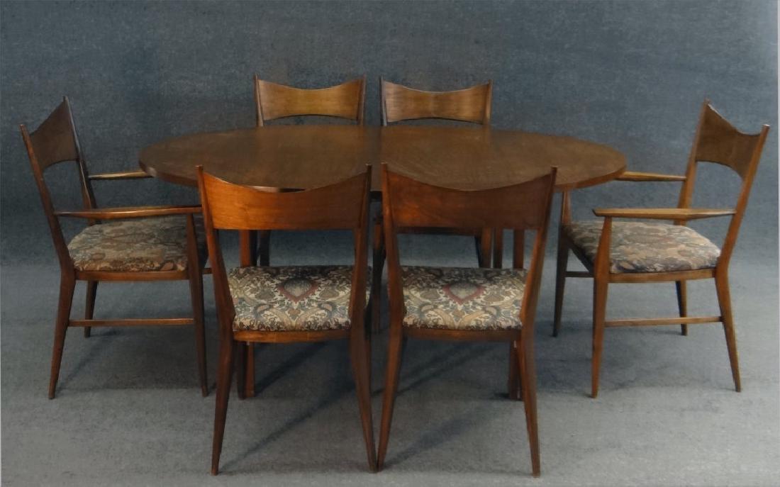 6 PAUL MCCOBB CHAIRS & TABLE W/ 2 LEAVES (1 of 11)