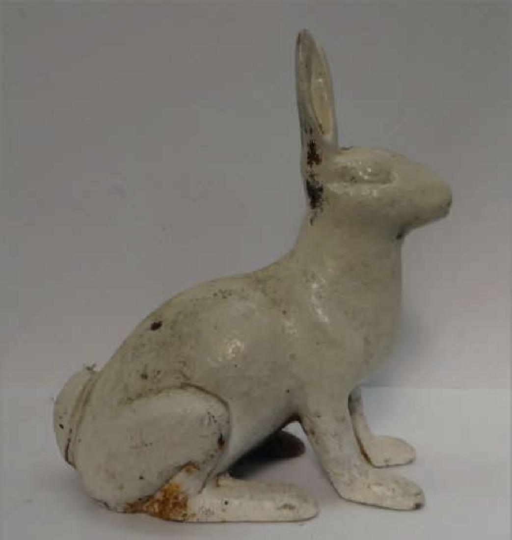 CAST IRON GARDEN  RABBIT 11 1/2" TALL (1 of 6)