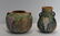 2 PCS ROSEVILLE WISTERIA PATTERN ART POTTERY