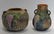 2 PCS ROSEVILLE WISTERIA PATTERN ART POTTERY - 2