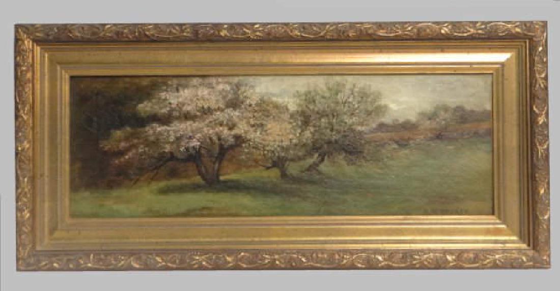 O/C "APPLE BLOSSOMS" SGND R.M. DECKER (1 of 5)