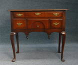 FINE WALNUT QUEEN ANNE LOWBOY , BOSTON, MA C.1755