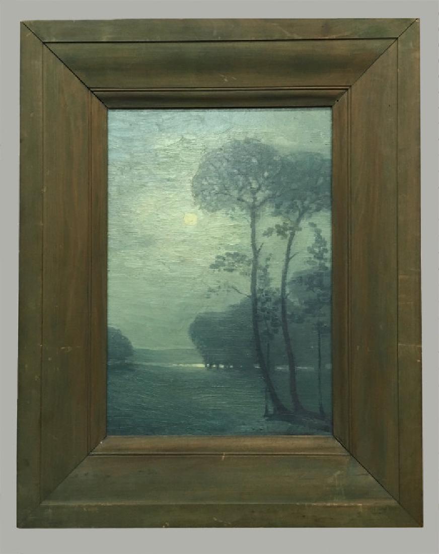 O/C HUDSON RIVER NOCTURN SGND H.J. ALBRIGHT (1 of 5)