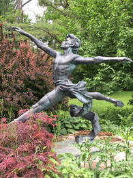 LIFE SIZED BRONZE "JETE" BY ENZO PLAZOTTA