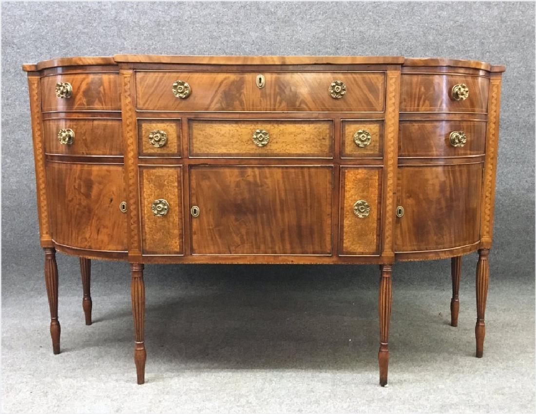 PERIOD INLAID C.1810, THOMAS SEYMOUR SIDEBOARD (1 of 7)