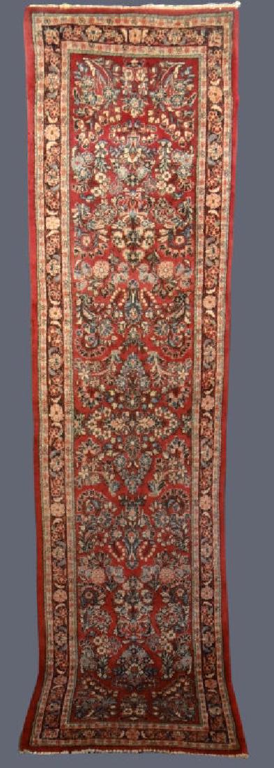 SAROUK RUNNER 10' 1 1/2" X 2' 8": SAROUK RUNNER 10' 1 1/2" X 2' 8"