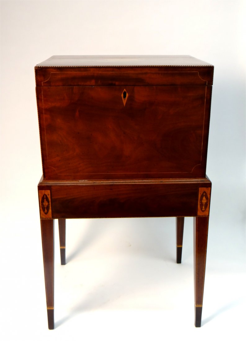 BALTIMORE CELLARETTE WITH URN INLAY: BALTIMORE CELLARETTE WITH URN INLAY (36\" X 21 1/2\" X 17\" )