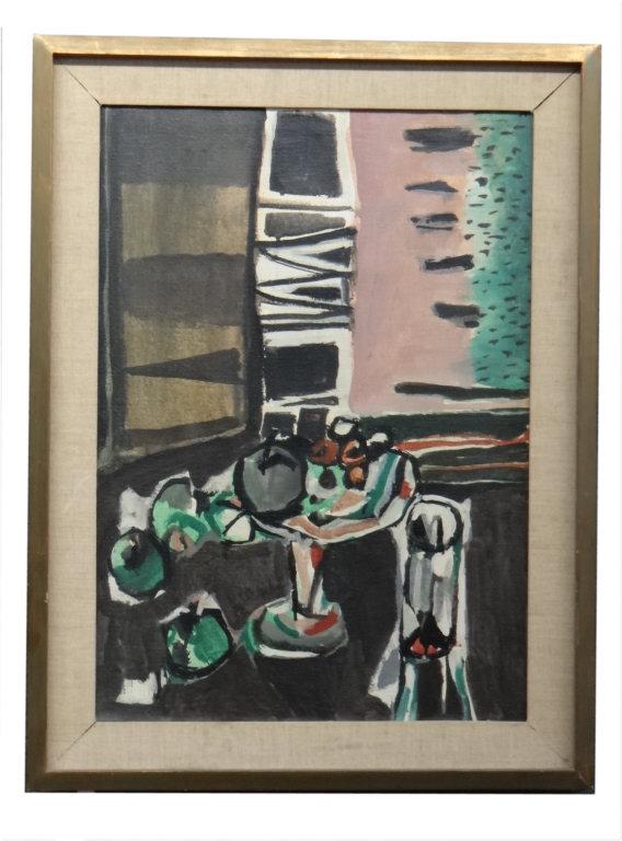 OIL/ CANVAS "MODERN STILL LIFE" ATTRIB. TO GEORGIO (1 of 4)