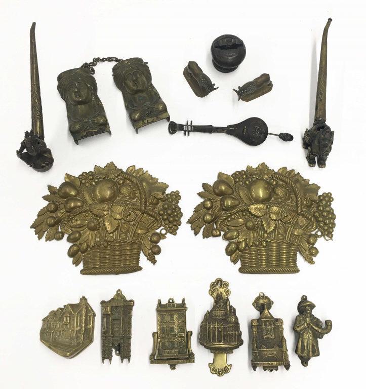 BRASS LOT INC. DOOR KNOCKERS, PIPES, FURNITURE MOUNTS & (1 of 10)