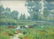 MISTY MORNING" SGND G. W PICKNELL, OIL / BOARD 11 1/2" - 2