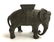 4 ANTIQUE CAST IRON STILL BANKS INC. CLOWN, ELEPHANT, - 4