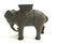 4 ANTIQUE CAST IRON STILL BANKS INC. CLOWN, ELEPHANT, - 5