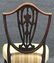 SET OF 4 HEPPLEWHITE STYLE SHIELD BACK CHAIRS 2 ARMS & - 7