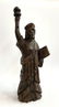 FOLK ART CARVED WOODEN STATUE OF LIBERTY 25" TALL 25" - 3