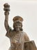 FOLK ART CARVED WOODEN STATUE OF LIBERTY 25" TALL 25" - 5