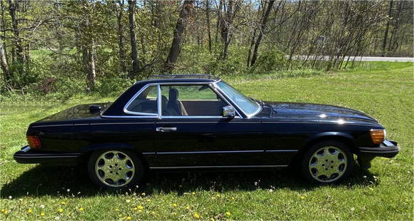 1986 MERCEDES BENZ 560 SL HARD TOP/CONVERTIBLE: 1986 MERCEDES BENZ 560 SL HARD TOP/CONVERTIBLE