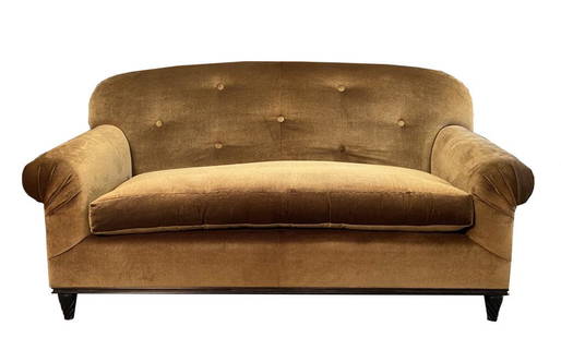 A MOST COMFORTABLE CONTEMPORARY SOFA 34" TALL X 71": A MOST COMFORTABLE CONTEMPORARY SOFA 34" TALL X 71" LONG X 40 DEEP