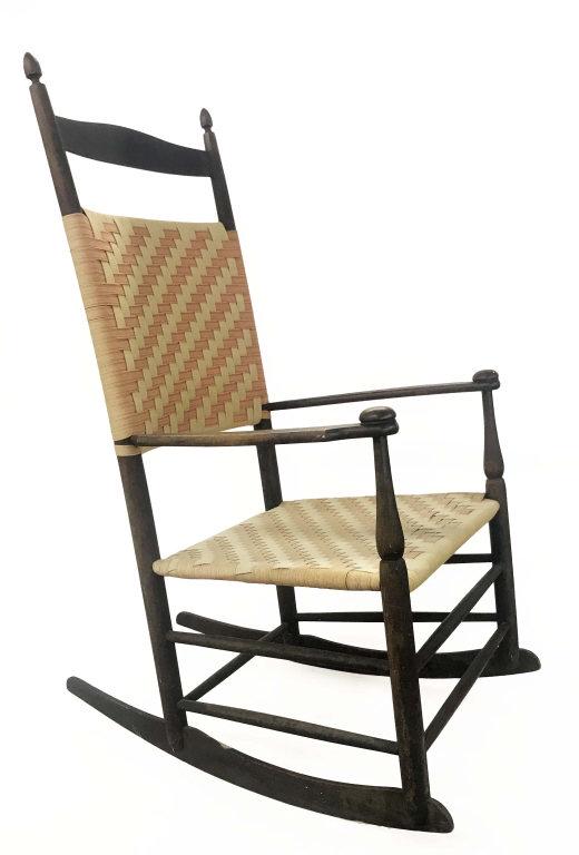 SHAKER #6 ROCKER, STAMP AND DECAL, MT. LEBANON: SHAKER #6 ROCKER, STAMP AND DECAL, MT. LEBANON