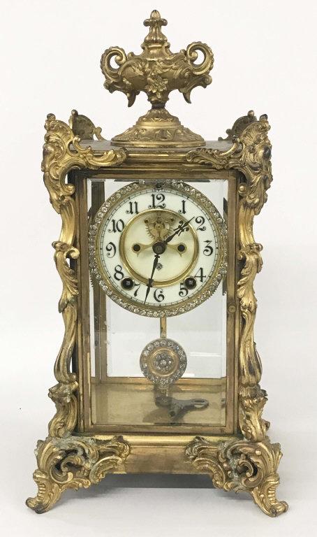 ANSONIA CRYSTAL REGULATOR CLOCK (1 of 5)