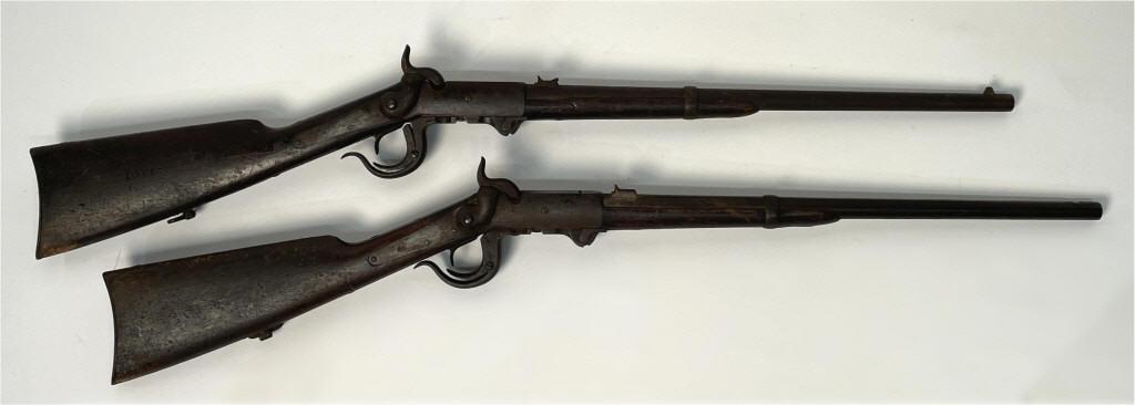 2 BURNSIDE SADDLE RING CARBINES W/ ROLLING BLOCK (1 of 14)