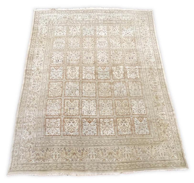 PALACE SIZED TABRIZ GARDEN CARPET, 17' X 12' 9" (1 of 8)