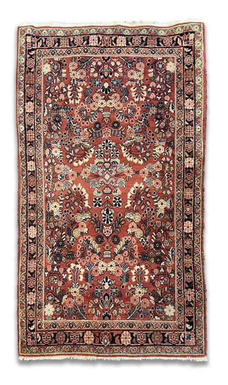 SAROUK AREA RUG 37 1/2" X 61 1/2": SAROUK AREA RUG 37 1/2" X 61 1/2"