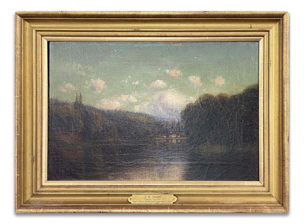 "UPPER SACRAMENTO RIVER" J.E. STUART, OIL/ CANVAS (1 of 7)