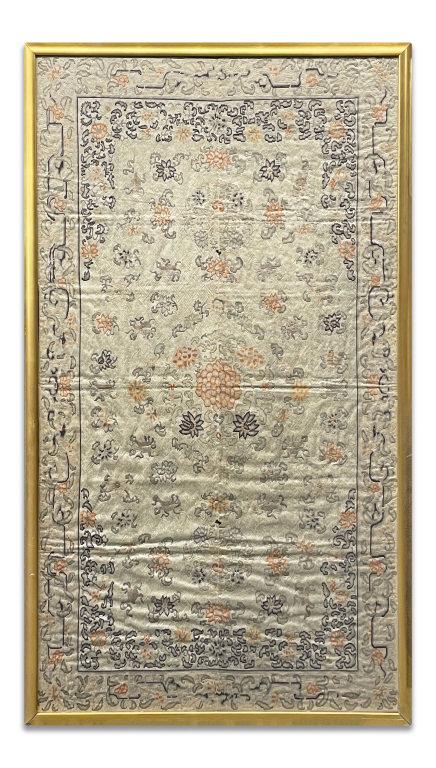 ORIENTAL EMBROIDERED PANEL 63 1/2' X 36" (1 of 5)