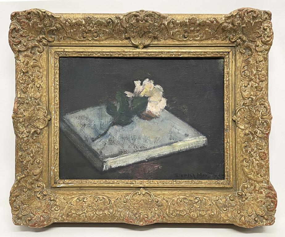 STILL LIFE SIGNED STANLEY MORTIMER, OIL / CANVAS "A (1 of 5)