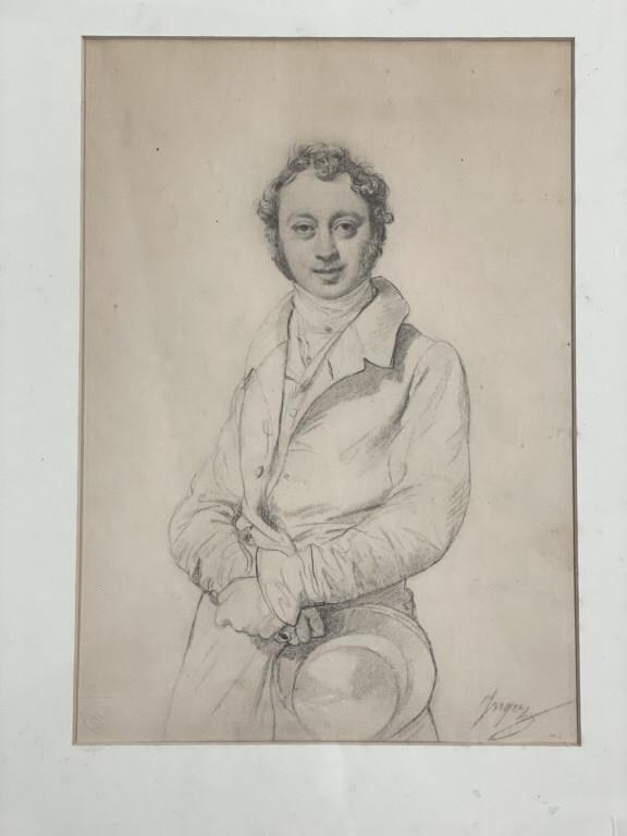 LITHOGRAPH BY JEAN AUGUSTE DOMINIQUE INGRES AFTER (1 of 6)