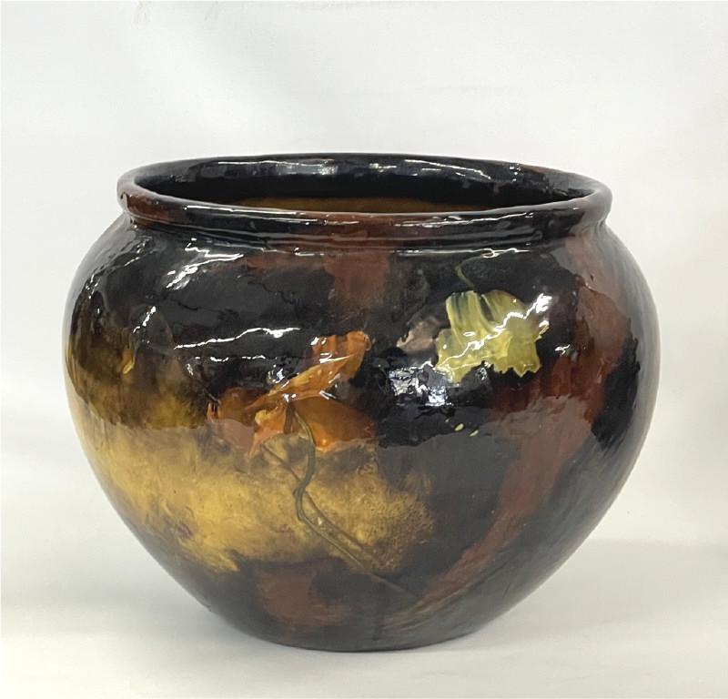 WELLER POTTERY "AURELIAN" PATTERN JARDINEER 10 1/2" (1 of 6)