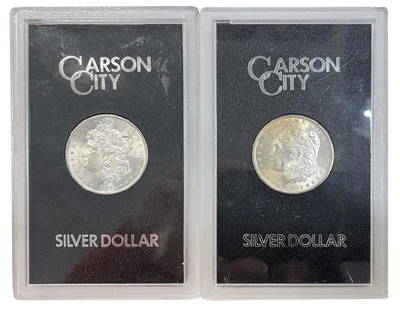 1882 & 1883 CARSON CITY MORGAN HEAD SILVER DOLLARS: 1882 & 1883 CARSON CITY MORGAN HEAD SILVER DOLLARS