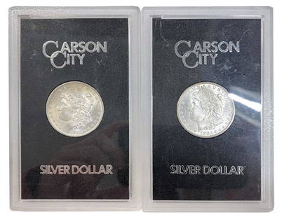 1882 & 1883 CARSON CITY MORGAN HEAD SILVER DOLLARS: 1882 & 1883 CARSON CITY MORGAN HEAD SILVER DOLLARS