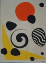 90: Gouache On Paper By Alexander Calder Signed & Dated