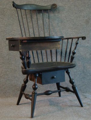 Bench Grade Writing Windsor Armchair: Bench Grade Writing Windsor Armchair