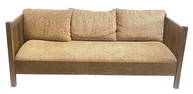 VINTAGE CONTEMPORARY STICKLEY SOFA W/ 3 CUSHION BACK (30" TALL X 76 3/4" LONG X 32 1/4" DEEP)