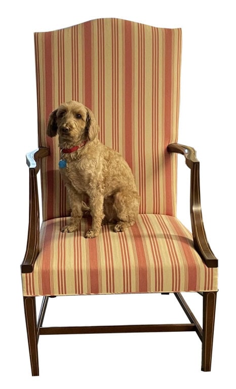 KITTENGER WILLIAMSBURG RESTORATION LOLLING CHAIR 48" X 17"SEAT HEIGHT X 18" DEEP ) (1 of 6)