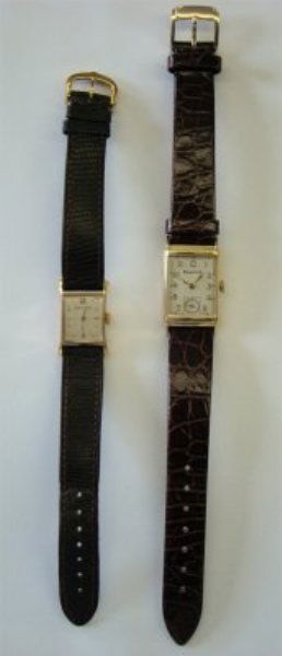 14K Bulova Wristwatch & 14K Longines Wristwatch: 14K Gold Bulova Wristwatch & 14K Gold Longines Wristwatch