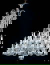 BACCARAT CRYSTAL ZENITH 36 LIGHT CHANDELIER 67" X 51"