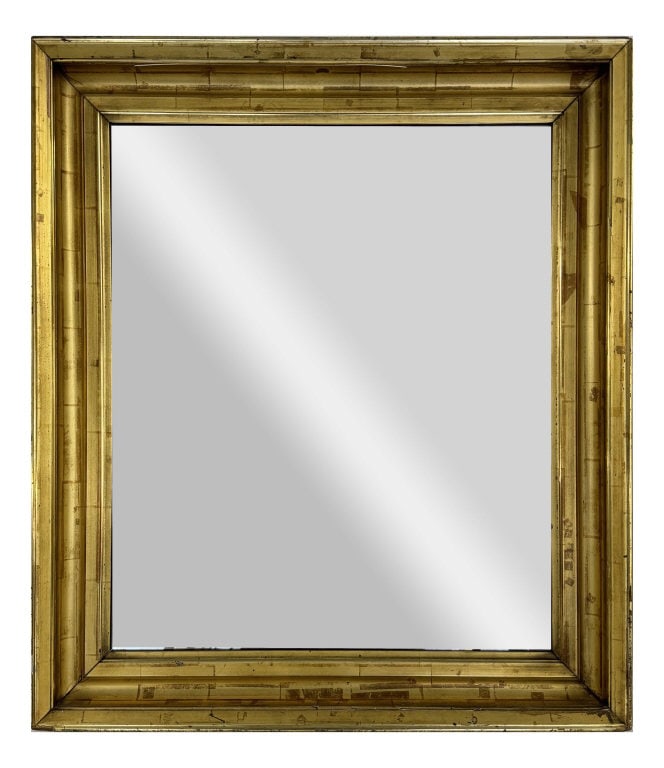 GILT FRAME MIRROR, 32 1/4" X 28 1/4" (1 of 2)