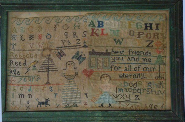 Needlework Friendship Sampler Lydia & Rebecca Reed: Needlework Friendship Sampler By Lydia & Rebecca Reed,1804