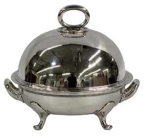 ENGLISH SILVER MUFFINIER BY GARRARD APPROX. 35.63 TROY OZ 7" TALL X 8 1/4"