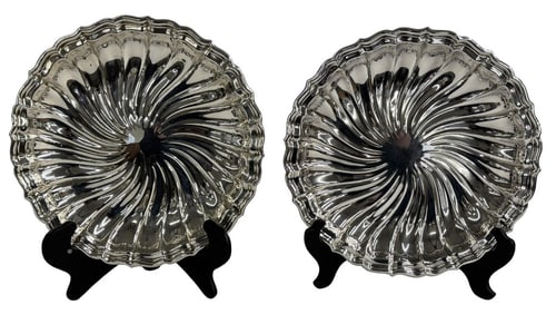 PR OF STERLING SILVER SERVING DISHES BY GORHAM 48.21 TROY OZ