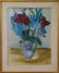 66: Oil On Canvas "Still Life Red Roses" Signed Benn '5