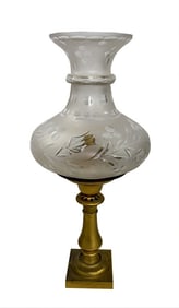 ELECTRIFIED ASTRAL LAMP, REPLACEMENT SHADE 21 3/4" x 10"