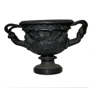 SM ITALIAN GRAND TOUR BRONZE OF THE WARWICK VASE 5 1/4" X 8" X 5 3/4"