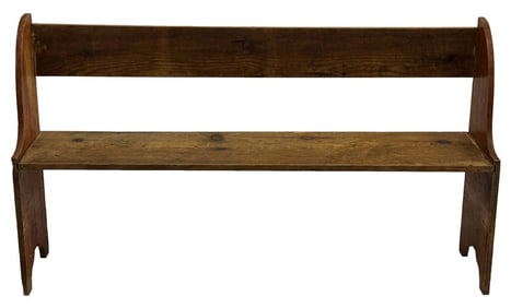 COUNTRY BENCH IN REDWASH, 35" x 61" x 14"